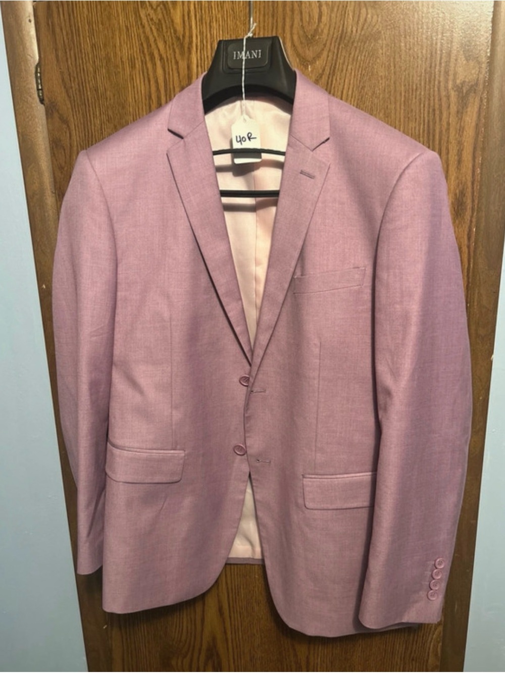 Imani Lilac Purple Blazer Men’s Suit Jacket 40R